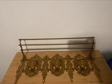 Vintage Louis XV-stijl bronzen wandkapstok ,jaren1960 beschikbaar voor biedingen