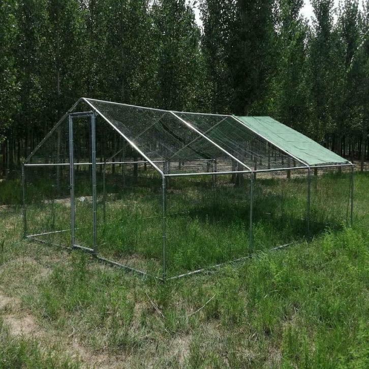 Poulailler 24m² enclos parc poule 6x4x2,80m chatiere voliere, Animaux & Accessoires, Volatiles | Accessoires, Neuf, Poulailler