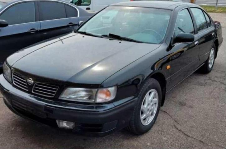 Nissan Maxima 3.0 V6 – 1998 – voor export, Auto's, Nissan, Particulier, Maxima (QX), Benzine, 4 deurs, Automaat, Groen, Zwart