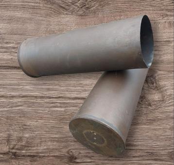 Britse WO2 Army 25 Pdr MkII Shell duo beschikbaar voor biedingen