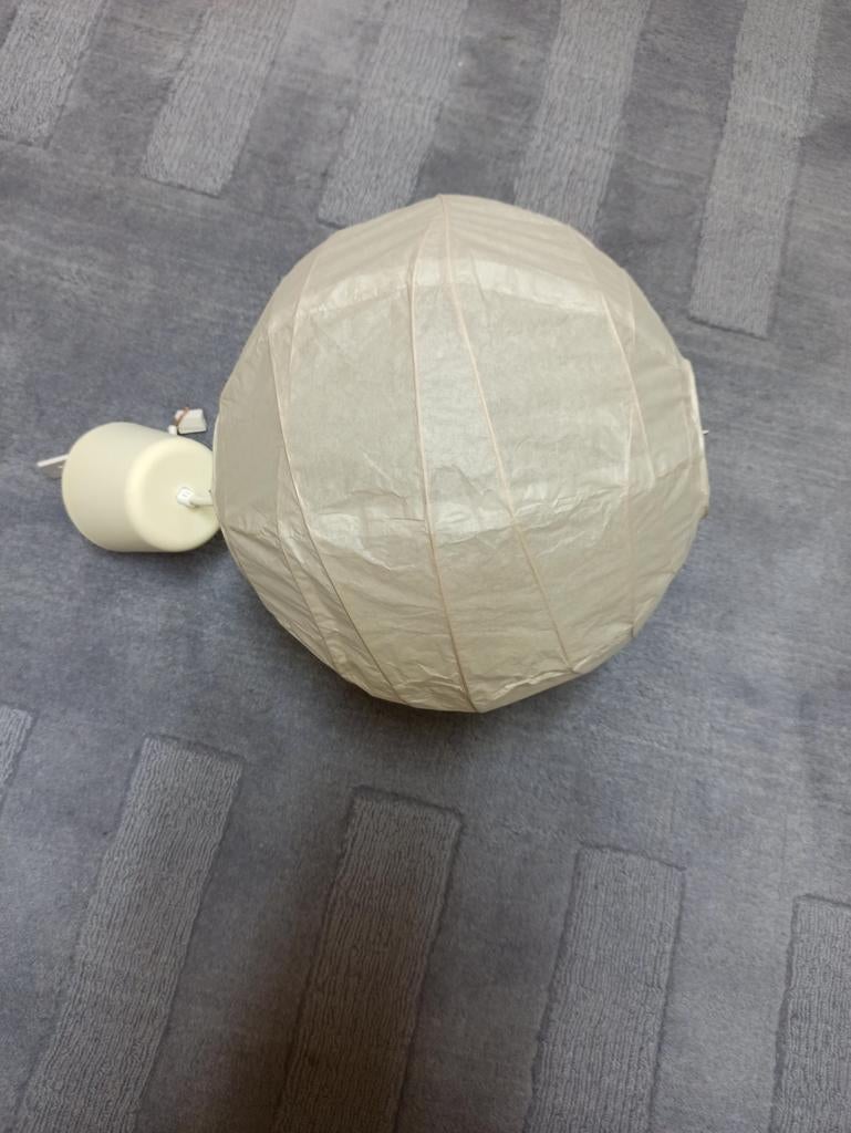 Papieren plafondlamp klein, Ophalen, Zo goed als nieuw