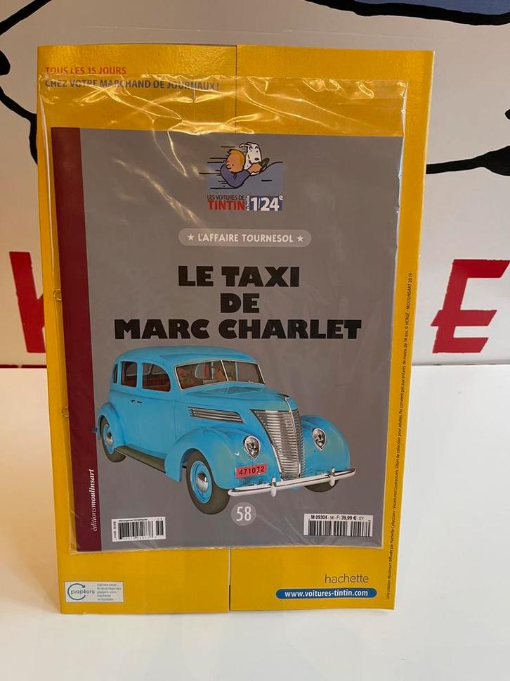 Kuifje tintin auto 1/24 hachette nieuwstaat nr 55 of 58, Hobby & Loisirs créatifs, Voitures miniatures | 1:24, Neuf, Voiture, Autres marques