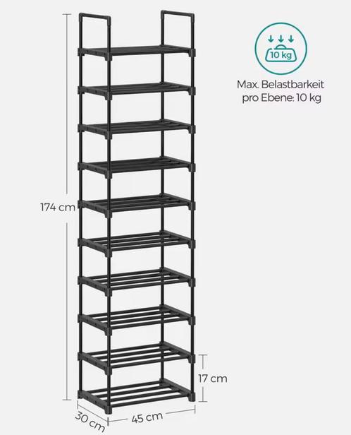 10 etages hoog schoenenrek, Huis en Inrichting, Kasten | Schoenenrekken, Zo goed als nieuw, Ophalen of Verzenden