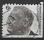 USA 1965/1966 - Yvert 797 - Franklin Delano Roosevelt (ST), Postzegels en Munten, Ophalen of Verzenden, Gestempeld