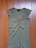 kaki t-shirt H&M maat S, Kleding | Dames, T-shirts, Ophalen, Zo goed als nieuw, Maat 36 (S)
