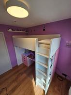 Hoogslaper met bureau en LED verlichting, Enfants & Bébés, Chambre d'enfant | Lits superposés & Lits mezzanines, Enlèvement, Comme neuf