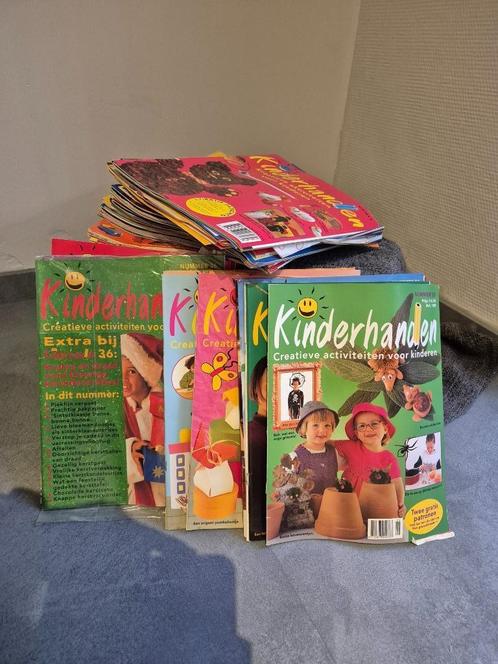 KINDERHANDEN knutseltijdschriften pakket van 36 stuks, Livres, Loisirs & Temps libre, Comme neuf, Autres sujets/thèmes, Convient aux enfants