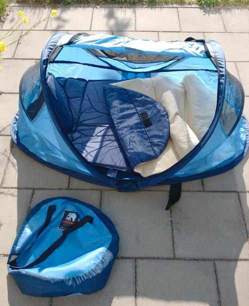 Deryan Baby Luxe Campingbedje,inclusief zelfopblaasbare matr, Caravans en Kamperen, Tenten, Zo goed als nieuw, Ophalen of Verzenden