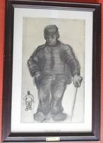 reproductie Van Gogh - Gaande boer met stok, Antiek en Kunst, Ophalen