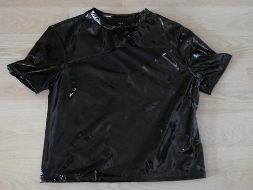 Topje Lak PVC Zwart Dames, Kleding | Dames, Ondergoed en Lingerie, Overige typen, Zwart, Ophalen of Verzenden