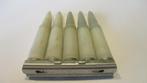 5 lege Franse cartridges van 7,5 mm op het lemmet, Verzamelen, Ophalen of Verzenden, Landmacht, Overige typen