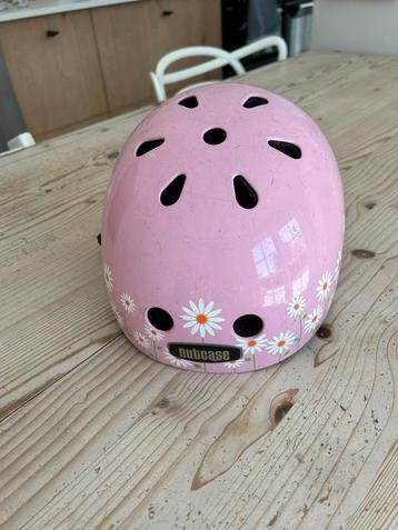 Fietshelm S (52-56cm) Nutcase roze bloemen  beschikbaar voor biedingen