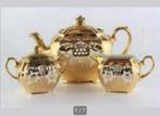 Sadler Gold Lustre 3 delige thee-set 1950 Zeldzaam + theepot, Ophalen of Verzenden