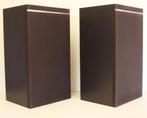 Vintage Kenwood Luidsprekers / In Houten Kasten / 60-70 Watt, Ophalen of Verzenden, Zo goed als nieuw, 60 tot 120 watt, Front, Rear of Stereo speakers