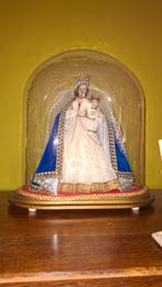 Groot Maria met Kind beeld onder glazen stolp – 50cm perf, Antiek en Kunst, Antiek | Religieuze voorwerpen, Ophalen