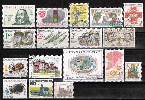 Timbres-poste de la Tchécoslovaquie - K 3992 - divers 1992, Timbres & Monnaies, Timbres | Europe | Autre, Affranchi, Autres pays