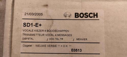 BOSCH analoge telefoonkiezer SD1-E+, Doe-het-zelf en Bouw, Alarmsystemen, Nieuw, Gsm-module, Overige soorten, Alarmoproep bij centrale