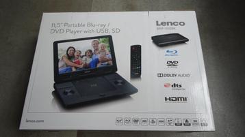 LENCO BRP-1150BK - 11,5” Portable Bluray and DVD USB SD HDMI beschikbaar voor biedingen