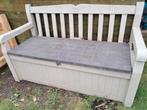 Tuinbank opbergkist GRATIS, Tuin en Terras, Ophalen, Gebruikt