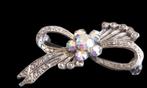 vintage "strik" broche, Broche, Ophalen of Verzenden, Zo goed als nieuw, Retrohouse@pandora.be