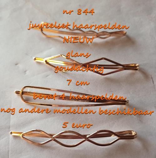 844. Juweelset : haarspelden , NIEUW  @LAATSTE STUK@ verzend, Handtassen en Accessoires, Uiterlijk | Haarverzorging, Nieuw, Haarspeld
