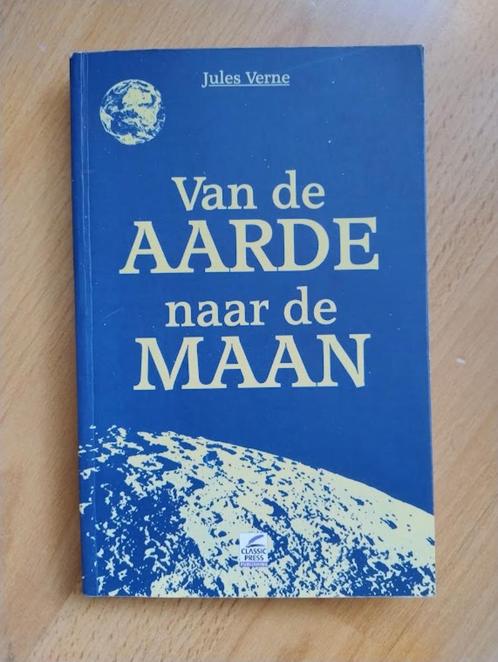 Van de aarde naar de maan - Jules Verne, Boeken, Science fiction, Gelezen, Ophalen of Verzenden