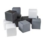 12 speelblokken - hoogwaardig foam - 15x15 cm - Zebra, Enlèvement ou Envoi, Neuf