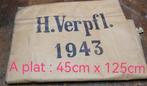 Sac farine papier kraft Allemand WW2 1943, Envoi