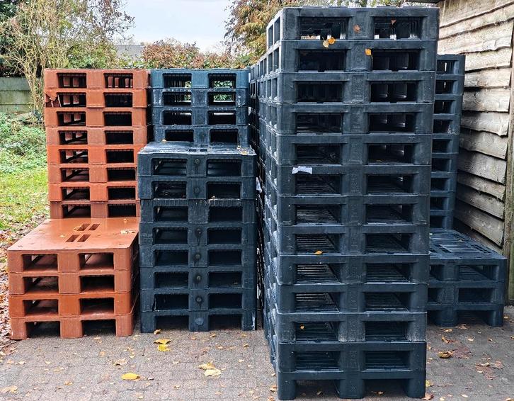 Kunststof paletten, Doe-het-zelf en Bouw, Hout en Planken, Gebruikt, Ophalen