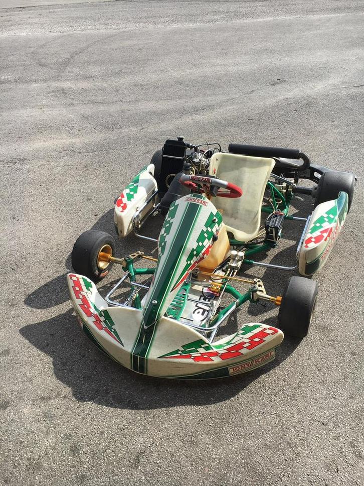 Karting tony kart 125 rotax, Sport en Fitness, Karting, Zo goed als nieuw, Kart, Ophalen