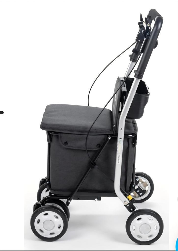 Rollator/boodschappentrolley Carlett: éénhandig te gebruiken, Diversen, Rollators, Ophalen