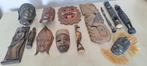 Afrikaanse Maskers en houten beeldjes, Antiek en Kunst, Kunst | Beelden en Houtsnijwerken, Ophalen