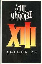 agenda ‘XIII’ 1995 - ‘Aide mémoire’, Enlèvement, Neuf