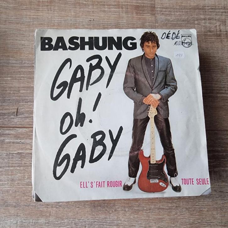 7" Bashung - Gaby oh Gaby, CD & DVD, Vinyles Singles, Utilisé, Single, Pop, 7 pouces, Enlèvement ou Envoi