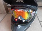 Helm, bril en handschoenen brommer O'Neal, Motoren, Heren, XL, Tweedehands, Ophalen
