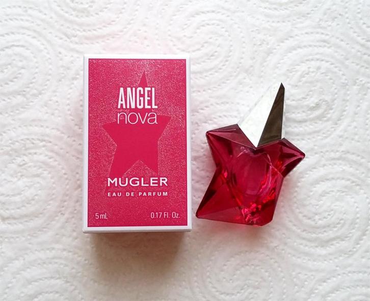 Miniatuur Angel Nova-parfum van Thierry Mugler, Edp 5ml, Verzamelen, Parfumverzamelingen, Nieuw, Miniatuur, Gevuld, Verzenden