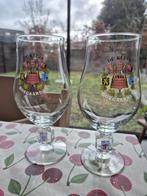 2 bierglazen: de kluis hoegaarden, Verzamelen, Ophalen of Verzenden, Zo goed als nieuw, Bierglas