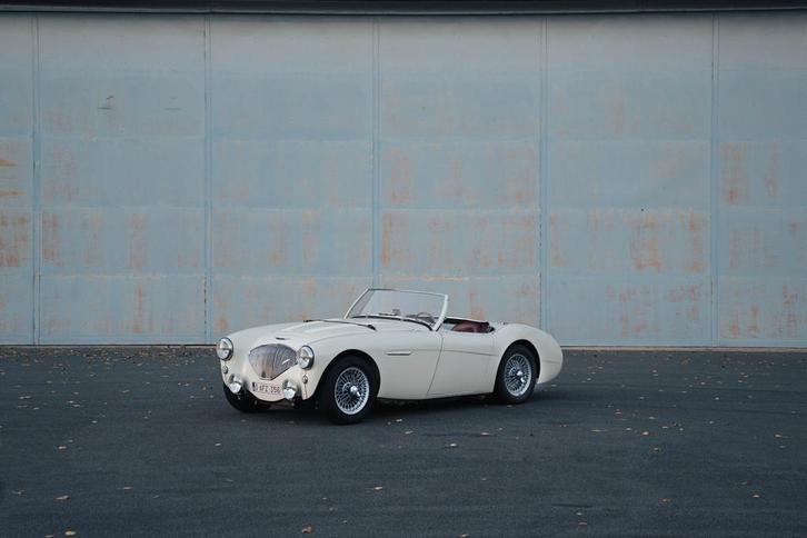 1956 AUSTIN HEALEY 100/4 BN2, Auto's, Austin, Particulier, Benzine, Cabriolet, 2 deurs, Handgeschakeld, Wit, Overige kleuren, Achterwielaandrijving