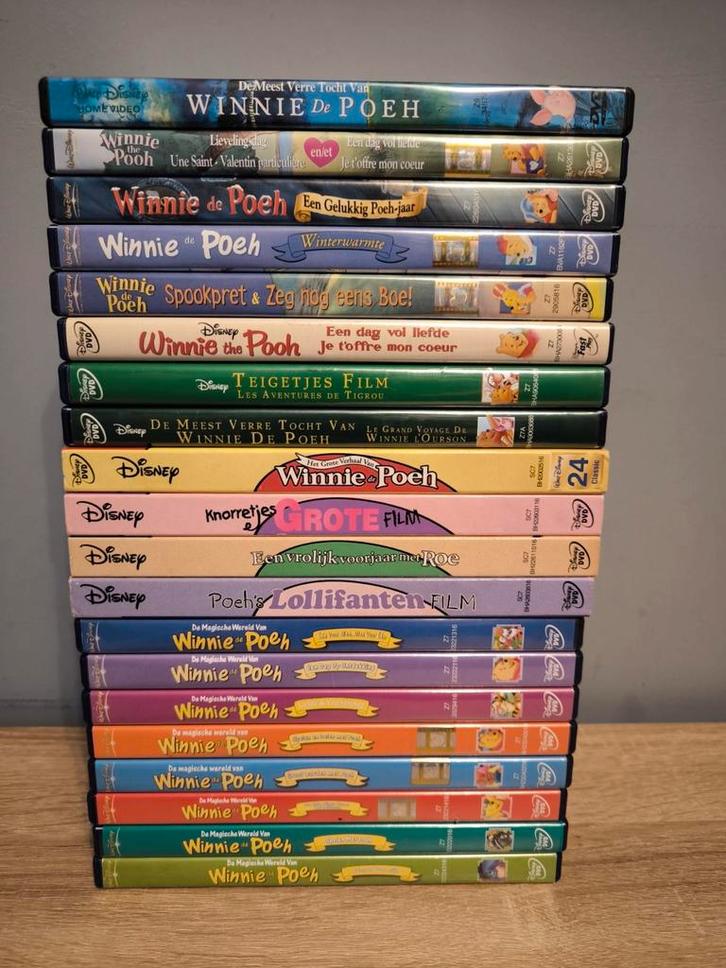 Mooie dvd collectie van Winnie de Poeh, Cd's en Dvd's, Dvd's | Kinderen en Jeugd, Zo goed als nieuw, Ophalen of Verzenden