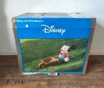 Disney Mickey Mouse Beeld Verpakking Doos Kruiwagen Resine, Comme neuf, Mickey Mouse, Enlèvement ou Envoi