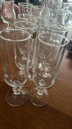 6 flûtes mousseux, Collections, Verres & Petits Verres, Comme neuf