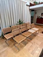 9 cesca stoelen, Huis en Inrichting, Stoelen, Ophalen, Gebruikt, Bruin, Vijf, Zes of meer stoelen