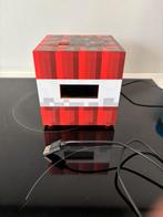 Wekker/nachtlamp Minecraft, Elektronische apparatuur, Wekkers, Ophalen of Verzenden, Gebruikt
