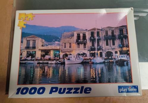 Puzzel Kreta, Griekenland 1000 stukjes, Hobby en Vrije tijd, Denksport en Puzzels, Zo goed als nieuw, Legpuzzel, 500 t/m 1500 stukjes