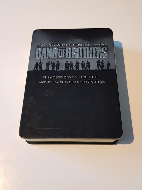 HBO band of brothers, metal box, 6 DVD, Cd's en Dvd's, Dvd's | Tv en Series, Zo goed als nieuw, Actie en Avontuur, Boxset, Ophalen of Verzenden