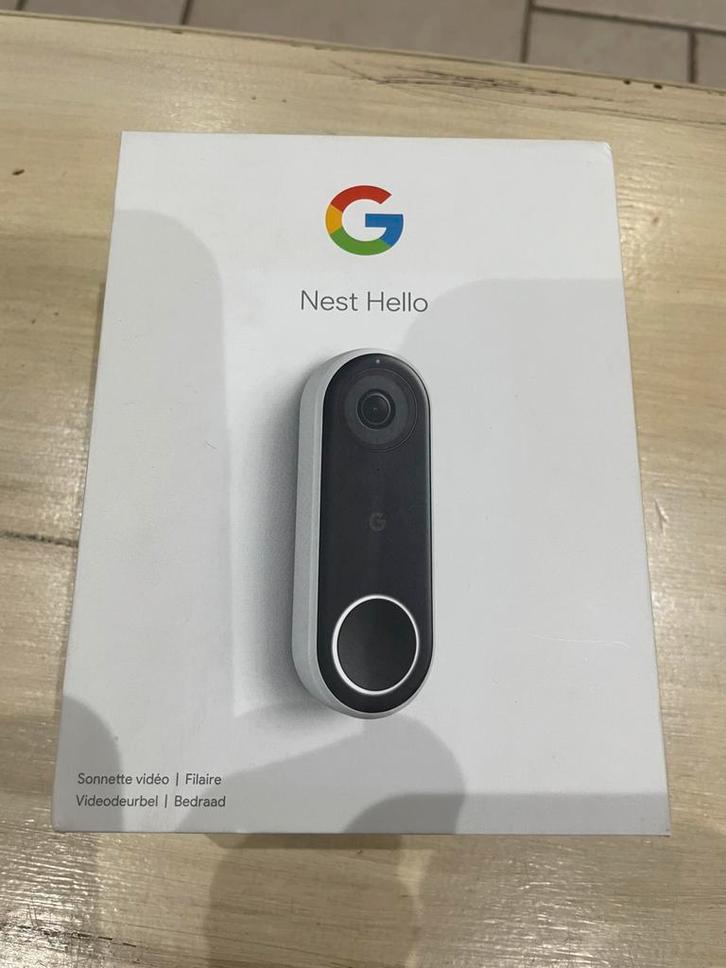 Nest cam IQ  + nest hello deurbel, Audio, Tv en Foto, Videobewaking, Gebruikt, Buitencamera, Ophalen of Verzenden