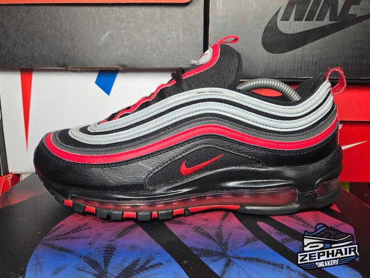 Nike Air Max 97 'Reflective Bred' EU41 2019, Kleding | Heren, Schoenen, Gedragen, Sneakers, Zwart, Ophalen of Verzenden