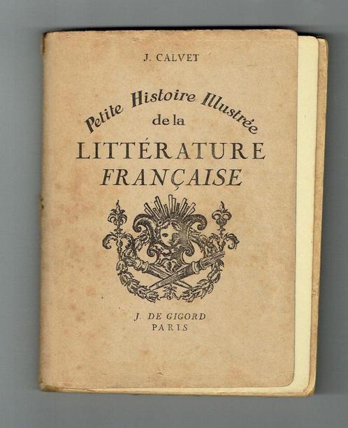 Livre-Petite histoire illustrée de la littérature française, Livres, Livres d'étude & Cours, Utilisé, Autres niveaux, Enlèvement ou Envoi