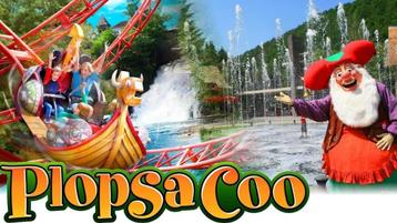 Tickets - Plopsa coo - €35 voor 2 tickets 