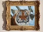 « Élégant. Tiger » Peinture, Antiquités & Art, Envoi